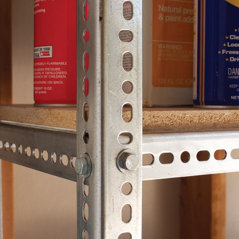 SteelWorks 0.74 in. X 1-1/2 in. W X 36 in. L Steel Slotted Angle, Pack of 5