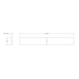 SteelWorks 0.125 in. X 0.75 in. W X 3 ft. L Weldable Aluminum Flat Bar 1 pk, Pack of 5