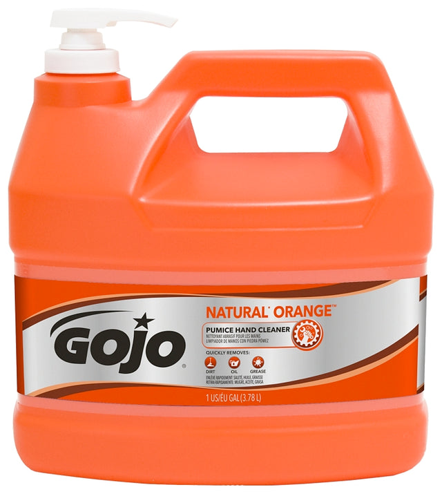 Gojo 0955-02 Hand Cleaner, Liquid, Citrus, 1 gal Bottle, Pack of 2