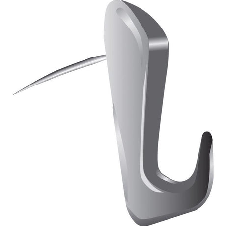 HILLMAN WallBiter Brass-Plated Large Picture Hook 60 lb 3 pk, Pack of 10