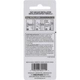 HILLMAN Brass-Plated Gold Drywall Picture Hook 35 lb 4 pk, Pack of 10