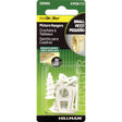HILLMAN WallDriller White Drywall Picture Hanger 35 lb 4 pk, Pack of 10