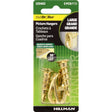 HILLMAN Brass-Plated Gold Drywall Picture Hook 50 lb 2 pk, Pack of 10