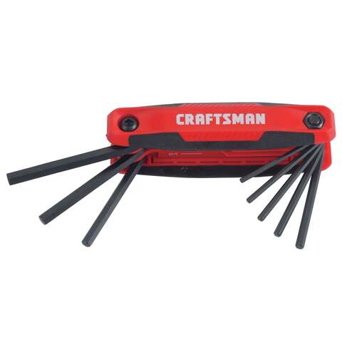 Craftsman SAE Fold-Up Hex Key Set 9 pc