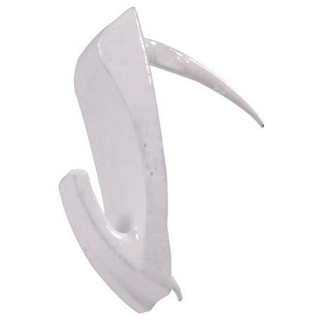 HILLMAN WallBiter White Small Picture Hook 30 lb 4 pk, Pack of 10