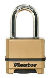 Master Lock Magnum Series M175XDLFCCSEN Padlock, 5/8 in Dia Shackle, Boron Carbide Steel Shackle, Steel Body
