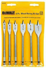 DEWALT DW1587 Spade Bit Set, Heavy-Duty, 6-Piece, Carbon Steel