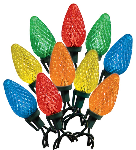 Hometown Holidays W11L1966 Light Set, Christmas, 120 V, 3.6 W, 20-Lamp, Blue/Green/Orange/Red/Purple Lamp