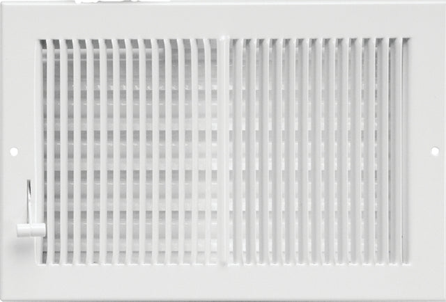 Imperial RG0289 Multi-Shutter Register, 5-1/4 in L, 11-1/4 in W, Steel, White