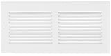 Imperial RG0375 Sidewall Grille, 13-1/4 in L, 5-1/4 in W, Steel, White