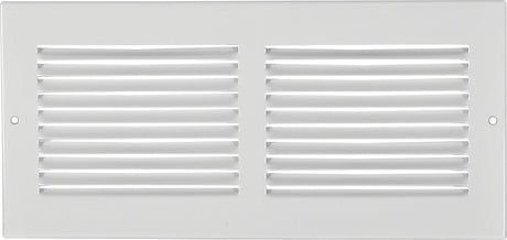Imperial RG0385 Sidewall Grille, 13-1/4 in L, 7-1/4 in W, Steel, White