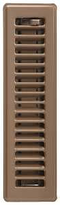 Imperial RG2002 Floor Register, Steel, Brown