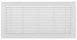 Imperial RG3010 Sidewall Grille, 13-1/4 in L, 7-1/4 in W, Polystyrene, White