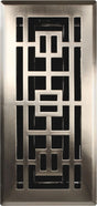 Imperial RG3294 Floor Register, 4 in H Duct Open