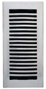 Imperial RG3288 Floor Register, 4 in H Duct Opening, Polystyrene, 10 in W Duct Opening