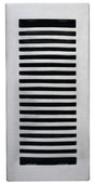 Imperial RG3288 Floor Register, 4 in H Duct Opening, Polystyrene, 10 in W Duct Opening