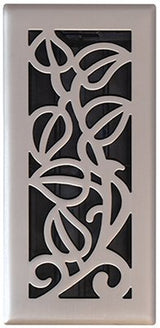 Imperial RG3276 Floor Register, 12 in W Duct Opening, Polystyrene, 4 in H Duct Opening