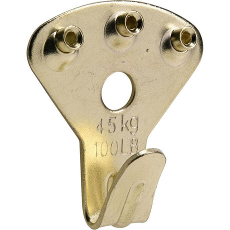 HILLMAN Brass-Plated Gold Classic Picture Hanging Set 10 lb 32 pk, Pack of 5