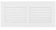 Imperial RG0428 Sidewall Grille, 14 in L, 8 in W, Rectangle, Steel, White
