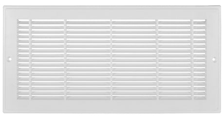 Imperial RG3011 Sidewall Grille, 14 in L, 6 in W, Rectangle, Polystyrene, White