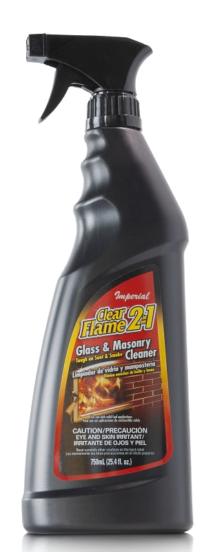 Imperial KK0330-A Glass and Masonry Cleaner, Clear Flame, 25 fl-oz