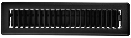 REGISTER FLOOR BLACK 2.25X12IN