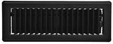 Imperial RG2143 Floor Register, Steel, Black, Powder-Coated