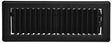 Imperial RG2143 Floor Register, Steel, Black, Powder-Coated
