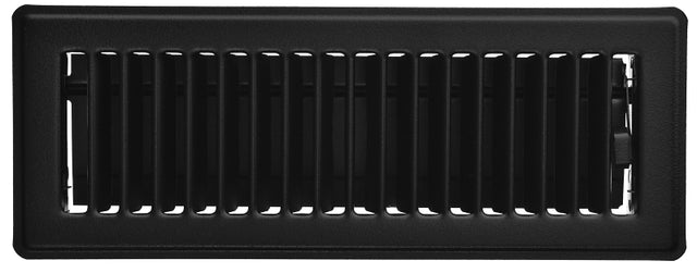 Imperial RG2143 Floor Register, Steel, Black, Powder-Coated