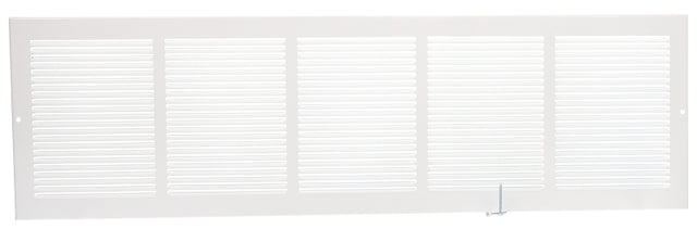 GRILLE SIDEWALL WHITE 30INX8IN