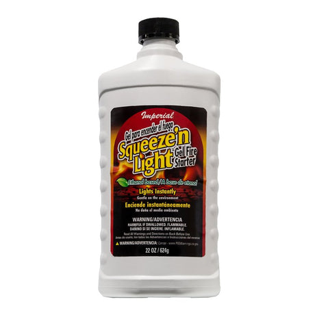 Imperial Squeez'n Light KK0343 Fire Starter, Viscous Gel, 22 oz