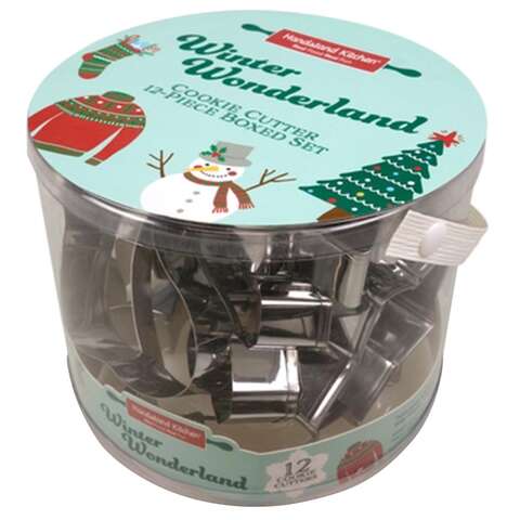 Handstand Kitchen Winter Wonderland Gnome Cookie Cutter Set 12 pc