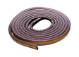 M-D 02592 Weatherstrip Tape, 3/8 in W, 17 ft L, EPDM Rubber, Brown, 12/PK