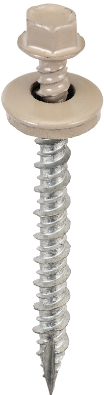 Acorn International SW-MW2TP250 Screw, Taupe, High-Low, Twin Lead Thread, Hex Drive, Type 17 Point, 250/BAG