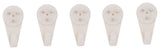 ProSource PH-121121-PS Picture Hanger, 15 lb, Plastic, White, White, Nail-In Mounting