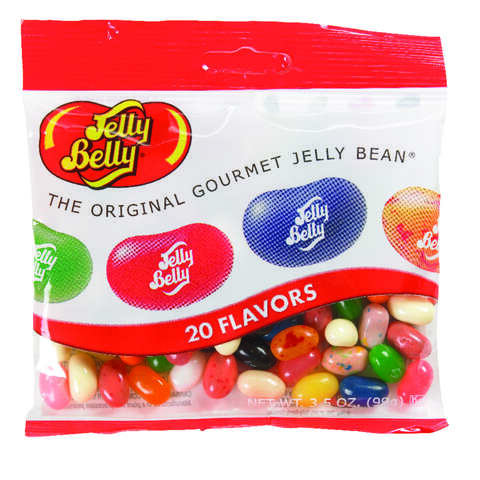 Jelly Belly 20 Flavors Jelly Beans 3.5 oz, Pack of 12