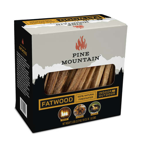 Pine Mountain Starter Stikk Fatwood Fire Starter 30 min 5 lb