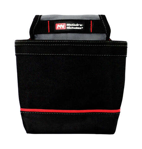 McGuire-Nicholas Polyester Tool Pouch 8 pocket Black 1 pc