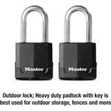 Master Lock Magnum 2 in. H X 1-5/16 in. W X 2 in. L Steel Ball Bearing Locking Weather-Resistant Pad