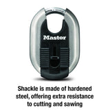 Master Lock 3-3/8 in. H X 1-3/16 in. W X 2-5/16 in. L Steel Ball Bearing Locking Weather-Resistant P