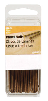 HILLMAN 1 in. Panel Steel Nail Large Head, Pack of 6