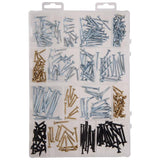 HILLMAN L6 Assorted X Assortment in. L Phillips Zinc-Plated Coarse Wood Screw Assortment 360 pk