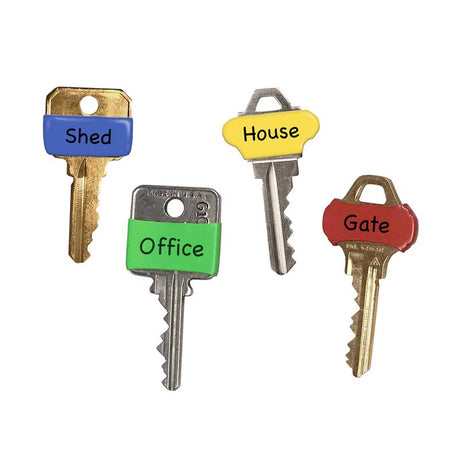 Lucky Line Plastic Assorted Key Sleeve