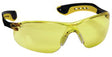 3M 47013-WV6 Safety Glasses, Anti-Fog, Anti-Scratch Lens, Black/Yellow Frame