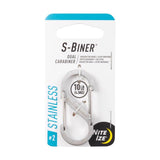 Nite Ize S-Biner 1.8 in. D Stainless Steel Silver Carabiner Key Holder, Pack of 6