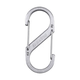 Nite Ize S-Biner 1.8 in. D Stainless Steel Silver Carabiner Key Holder, Pack of 6