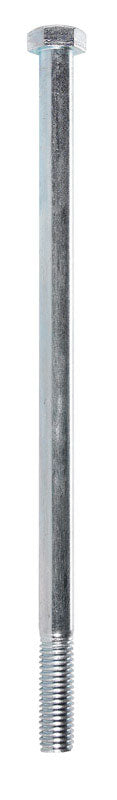 HILLMAN 1/2 in. D X 10 in. L Zinc Plated Steel Hex Bolt 25 pk