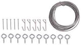 ProSource PH-121123-PS Picture Hanging Kit, 10 lb, Steel, Zinc, Zinc, Nail-In Mounting