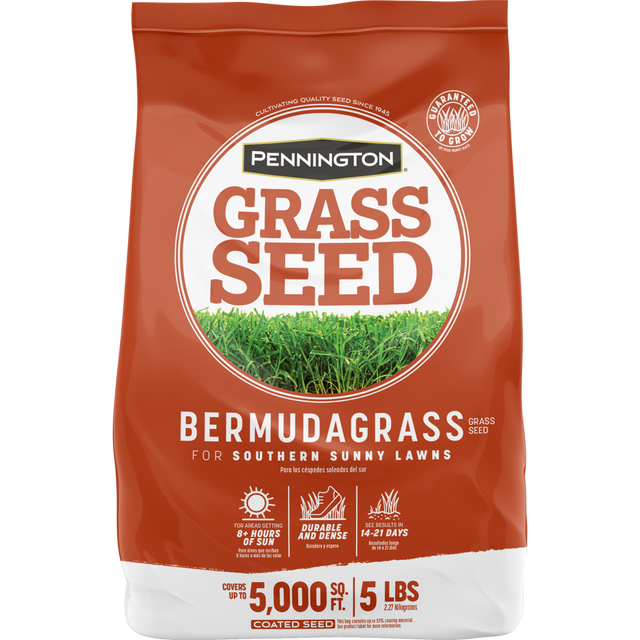Pennington 100532363 Grass Seed, 5 lb, Bermuda