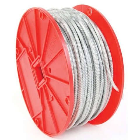 Baron Galvanized Galvanized Steel 0.125 in. D X 500 ft. L Cable